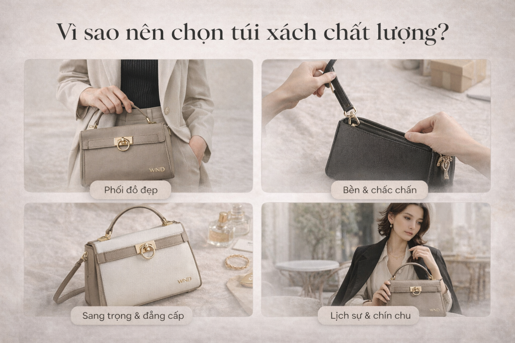đầu tư túi xách chất lượng