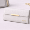 WND Aura Grey Long Wallet