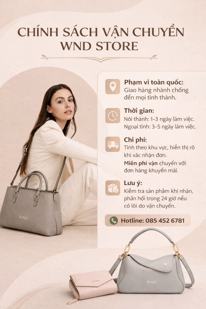 Chính sách vận chuyển WND Store